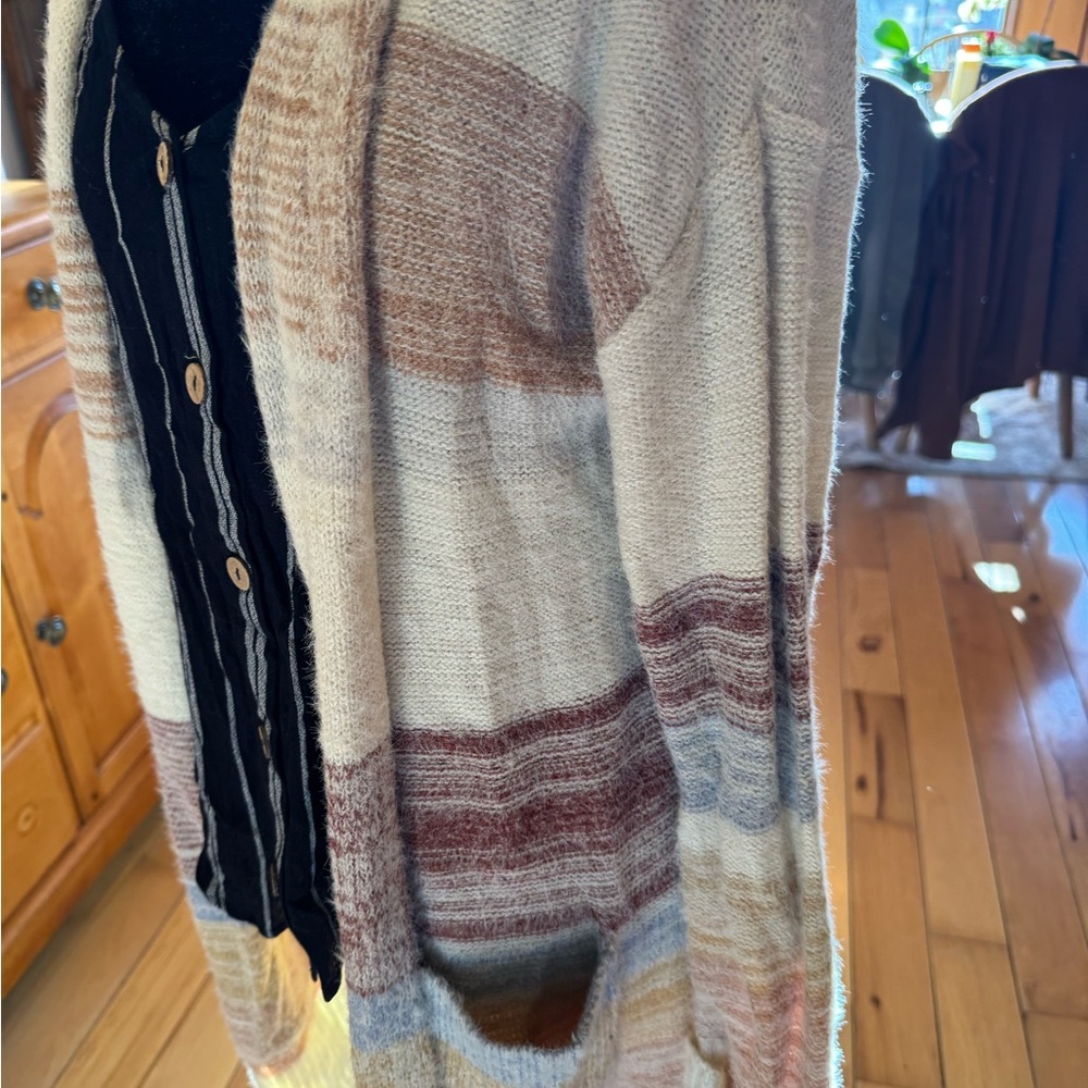 Striped Multicolor Cardigan